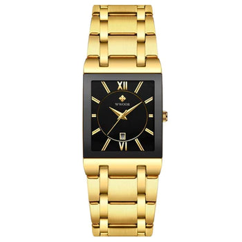 Relógio Quadrado Wwoor Classic Premium Exclusivo À Prova D'água | Frete Grátis