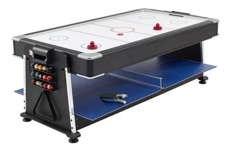 Mesa Multijogos 4 Em 1 Ping Pong, Bilhar, Air Hockey e Mesa de Jantar Winmax