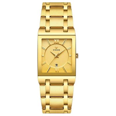 Relógio Quadrado Wwoor Classic Premium Exclusivo À Prova D'água | Frete Grátis