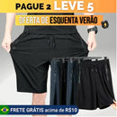 KIT 5 SHORTS UNISSEX - BERMUDAS ESPORTE FINO SUMMERLAST EM SEDA GELO [ESQUENTA VERÃO🔥]