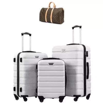 [PROMOÇÃO RELÂMPAGO] COMBO COM TRÊS MALAS DE CARBONO IMPERMEÁVEIS + BOLSA DE LUXO [ÚLTIMAS UNIDADES]