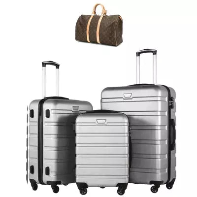 [PROMOÇÃO RELÂMPAGO] COMBO COM TRÊS MALAS DE CARBONO IMPERMEÁVEIS + BOLSA DE LUXO [ÚLTIMAS UNIDADES]