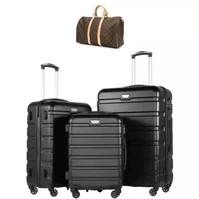 [PROMOÇÃO RELÂMPAGO] COMBO COM TRÊS MALAS DE CARBONO IMPERMEÁVEIS + BOLSA DE LUXO [ÚLTIMAS UNIDADES]