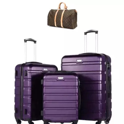 [PROMOÇÃO RELÂMPAGO] COMBO COM TRÊS MALAS DE CARBONO IMPERMEÁVEIS + BOLSA DE LUXO [ÚLTIMAS UNIDADES]