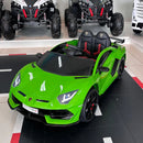 Lamborghini de Brinquedo: Pilotável pela Criança ou pelos Pais, com Controle Remoto, Buzina, USB e Bluetooth e muito mais.