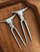 [ULTIMO DIA DE PROMOÇÃO 🔥] Petisqueira Ondulada Premium de madeira nobre + 6 Garfinhos | PERFEITO PRO SEU CHURRASCO